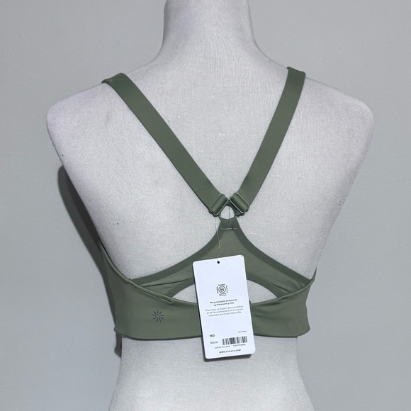 Athleta 36D Green Sports Bra NWT Originally $69 - Picture 5 of 8